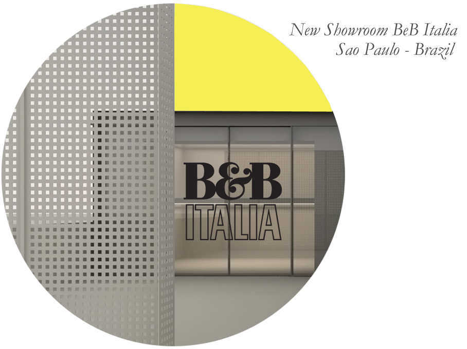 Architectural Project of B&B Italia Showroom, Sao Paulo